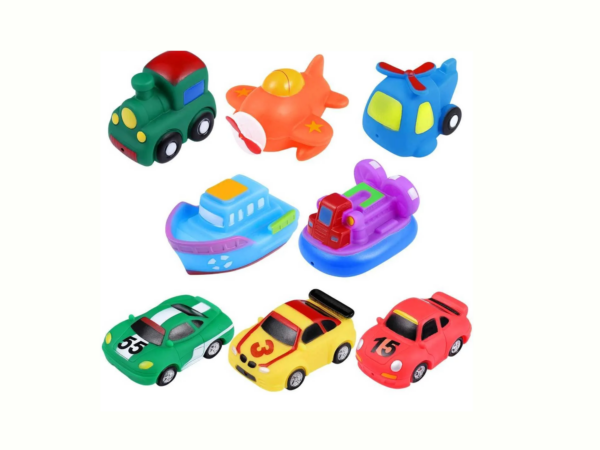 Bath Squeeze Toys for Toddlers - Fun Vehicle Bathtime Sound L48